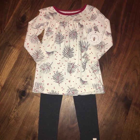 Pine Needle Tunic Set 3T - Organic Cotton NWT - Picture 1 of 7